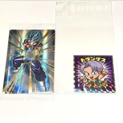 ドラゴンボール、カード1枚、シール1枚