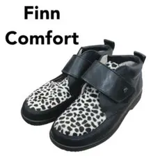 #309 finn comfort レオパード レザーシューズ ドイツ製
