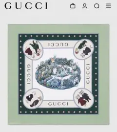 GUCCI ヒグチユウコ　日本限定　コットンハンカチのサムネイル