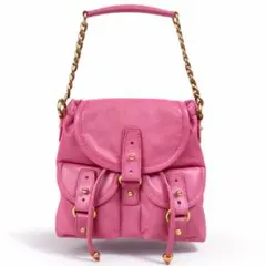 【美品】Juicy Couture ピンク チェーン Y2K ミニバッグのサムネイル