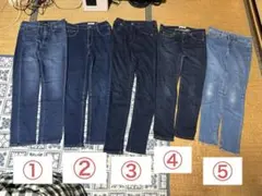 レディース スキニーデニム まとめ売り ６本