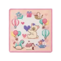 FEILER フェイラー ハンカチ　リリアドリーミーハウス・ピンク