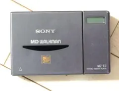 SONYポータブルMDプレーヤー MZ-E500 イエロー 動作確認 希少カラー