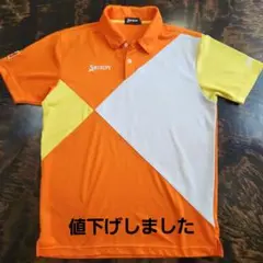 値下げしました Srixon オレンジ/ホワイト ポロシャツ