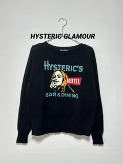 ヒステリックグラマー⭐長袖ニット セーター HYSTERIC GLAMOUR（ヒステリックグラマー）の「DEVIL WOMAN総柄ジャ