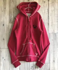 TRUE RELIGION ジップアップパーカー レッドのサムネイル