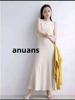 オレンジ様専用　anuans マーメイドリブカットワンピース