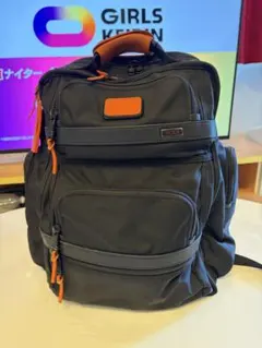 TUMI バックパック ブラック オレンジのサムネイル