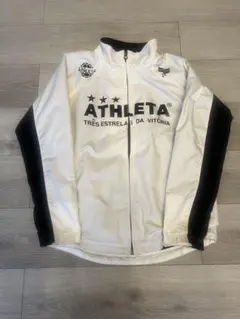 ATHLETA ピステ・ウィンドブレーカー ホワイト/ブラック　　160