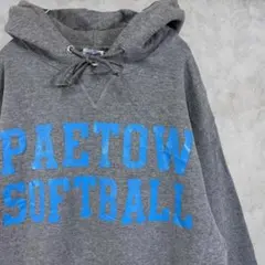 00s カレッジ【RUSSELL】 ガゼット リバース 古着 パーカー M