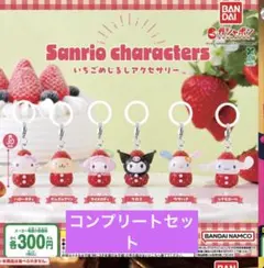 めじるしアクセサリー　サンリオ　いちご　コンプリートセット