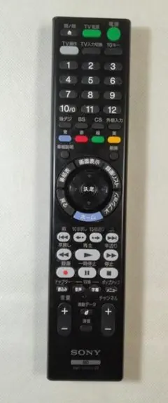 純正　SONY（ソニー） ブルーレイ レコーダー用リモコン RMT-VR110J