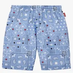 ミキハウス ホットビスケッツ リラックスパンツ　総柄　新品　半ズボン