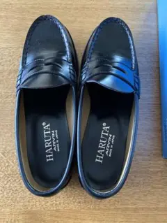 ハルタ ローファー　黒　HARUTA ARVIN （24cm EEサイズ）