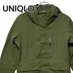 美品 UNIQLO ユニクロ ハイブリッドダウンパーカー XS オリーブ