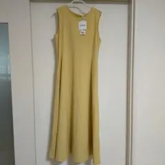 ★最終価格★新品未使用タグ付き　ユニクロ　エアリズムワンピース M イエロー