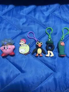 【5点セット】カービィ しんちゃん ピングー ミスド キャラクターまとめ売り