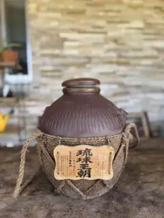 泡盛　古酒　空壺 ≪蓋なし、付属品なし≫耳壺3升甕カメ（縄なし）沖縄の土で作る