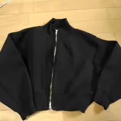 【美品】ELENCARE DUE 長袖アウター　フリーサイズ　ブラック