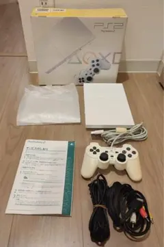 PlayStation2 SCPH-90000 本体 セラミックホワイト セット