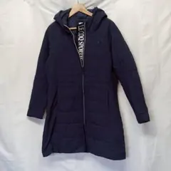 ルコックスポルティフ ロングコート 中綿 ネイビー レディース L L2446