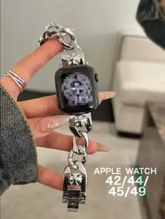 オシャレな逸品★アップルウォッチ替えバンド/交換ベルト/チェーンブレスレット