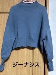 ジーナシス ニットグリーン