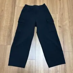UNIQLO スウェットカーゴパンツ 140 黒