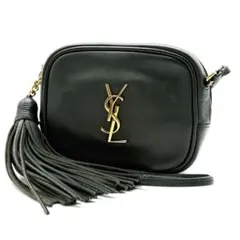 【希少！美品！✨】サンローラン ショルダーバッグ ポシェット YSL グリーンのサムネイル