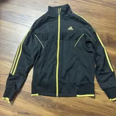 adidas 黒/黄色 トラックジャケット