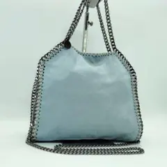 美品 ステラマッカートニー ファラベラ ミニ 2way ショルダー 現行 ブルー