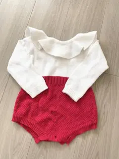 襟付きロンパース 80サイズ
