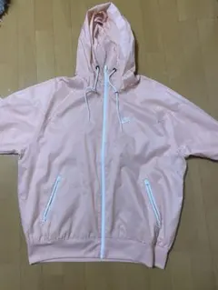 NIKE ナイロンジャケット　ウィンドブレーカー フード付き　ピンク　古着