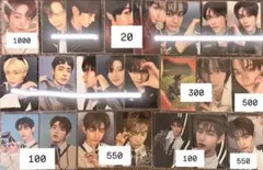 ZEROBASEONE 公式トレカ 封入物 バラ売り