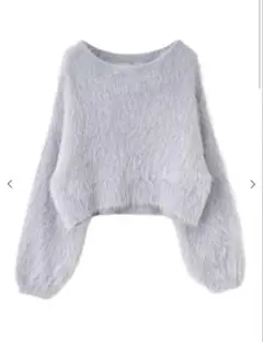 ラメシャギーニット