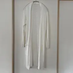 ユニクロ ロングカーディガン 春夏 M レディース 白