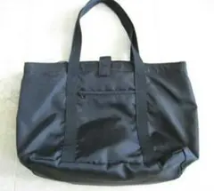 ★大容量★拡張できる★トートバッグ★黒色★