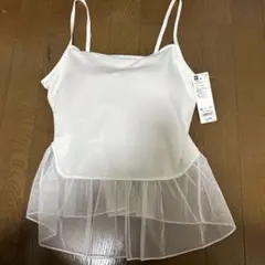 GU オフホワイト キャミソール XL