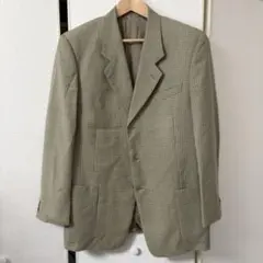 GIORGIO ARMANI/90s/白タグ/テーラードジャケット/グリーンのサムネイル