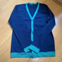 ナノユニバース　nanouniverse カーディガン　メンズ　バイカラー