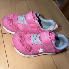 moon star ピンク スニーカー キャロット　17センチ
