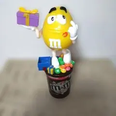 M&M's　エムアンドエムズ　フィギュア　ディスペンサー　イエロー