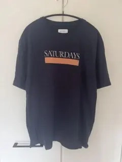Saturdays NYC サタデーズニューヨークシティ Tシャツ ネイビー