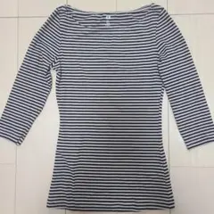 H&M ストライプ 七分袖 トップス XS