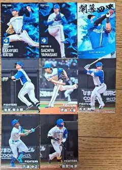 プロ野球チップスカード2025　第2弾 □ファイターズ　8枚