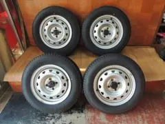 ①ダイハツ 純正 145-80-12 新車外しタイヤホイールセット2本 - メルカリ