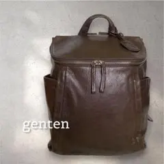 【美品】genten ゲンテン ゴートベーシック リュック グレーのサムネイル