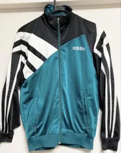 ヴィンテージ adidas トラックジャケット ジャージ SレディースM 緑