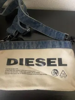 DIESEL キャンバスデニムショルダーバッグ