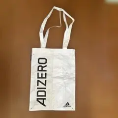adidas ADIZERO ホワイトシューズ袋　陸上スパイク